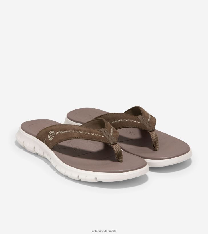 Cole Haan zerogrand string sandal flodsten-østerssvamp PPZZ2D338 Mænd fodtøj