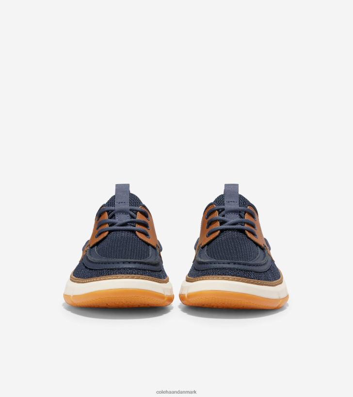 Cole Haan 4.zerogrand regatta bådsko marineblå blazer-britisk tan-elfenben PPZZ2D257 Mænd fodtøj