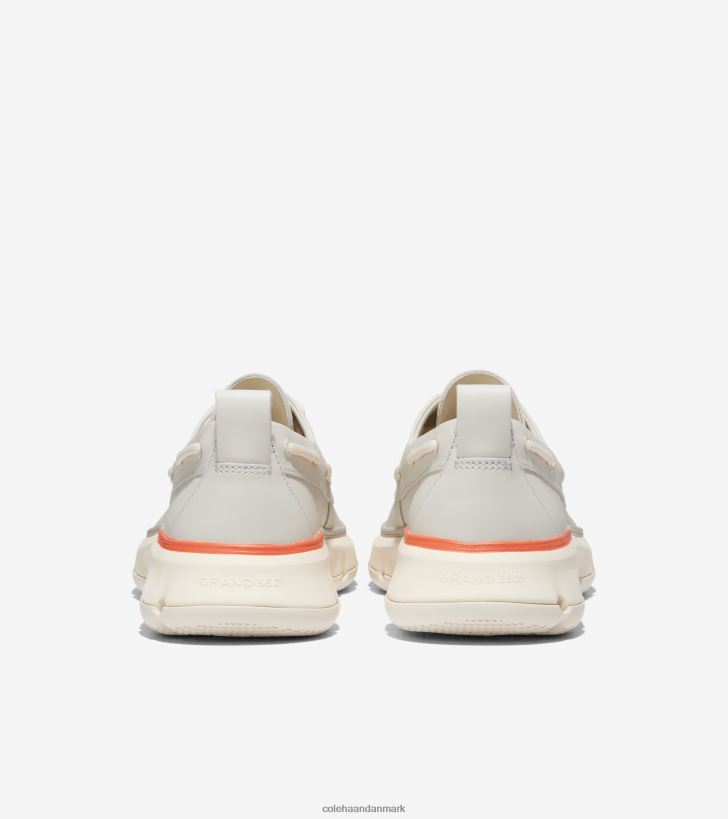 Cole Haan 4.zerogrand regatta bådsko sølv birk-elfenben-skarlagenrød orange PPZZ2D254 Mænd fodtøj
