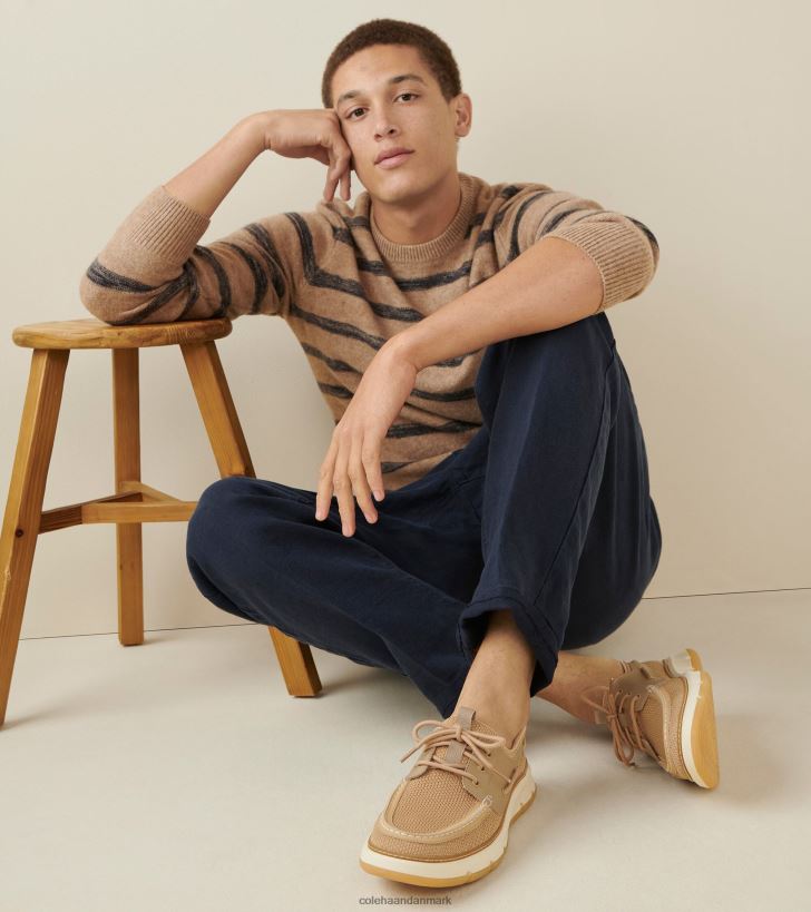 Cole Haan 4.zerogrand regatta bådsko sesam-klit-elfenben PPZZ2D258 Mænd fodtøj