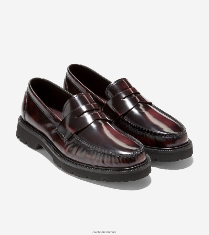 Cole Haan amerikanske klassikere penny loafer dyb bordeaux-sort PPZZ2D376 Mænd fodtøj
