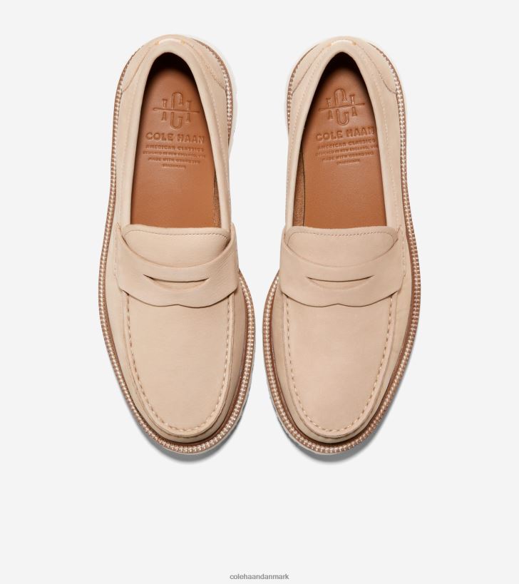 Cole Haan amerikanske klassikere penny loafer sesamhejre PPZZ2D375 Mænd fodtøj