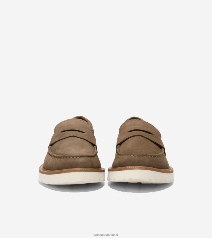 Cole Haan amerikanske klassikere penny loafer trøffel nubuck-hejren PPZZ2D377 Mænd fodtøj
