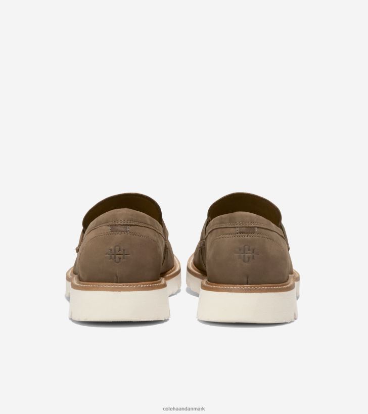 Cole Haan amerikanske klassikere penny loafer trøffel nubuck-hejren PPZZ2D377 Mænd fodtøj