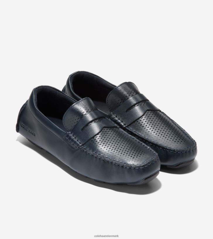 Cole Haan grand laser penny driver navy blazer PPZZ2D295 Mænd fodtøj