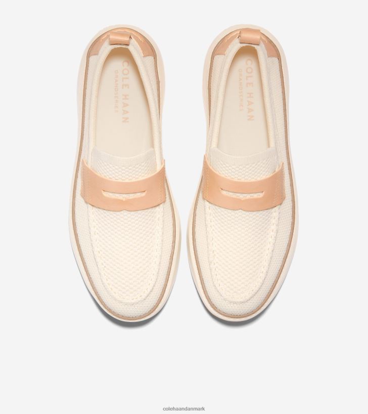 Cole Haan grandpro topspin penny loafer elfenben-byg beige stitchlite PPZZ2D318 Mænd fodtøj