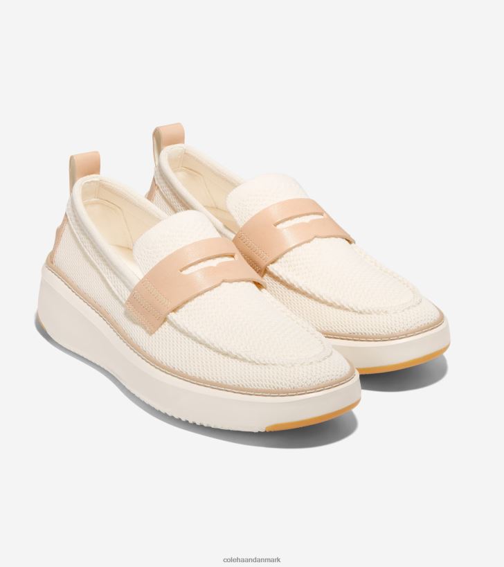 Cole Haan grandpro topspin penny loafer elfenben-byg beige stitchlite PPZZ2D318 Mænd fodtøj