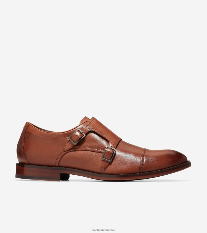 Cole Haan harrison monkstrap britisk tan PPZZ2D474 Mænd fodtøj