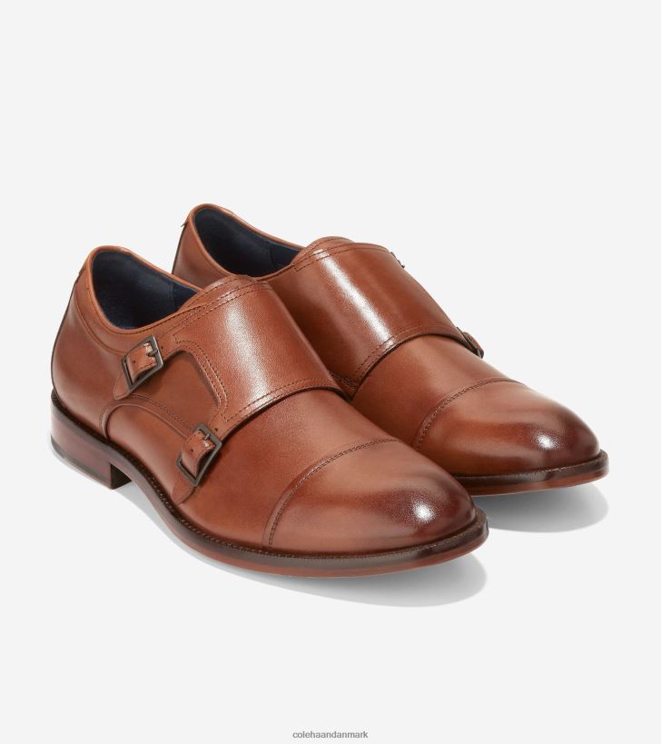 Cole Haan harrison monkstrap britisk tan PPZZ2D474 Mænd fodtøj