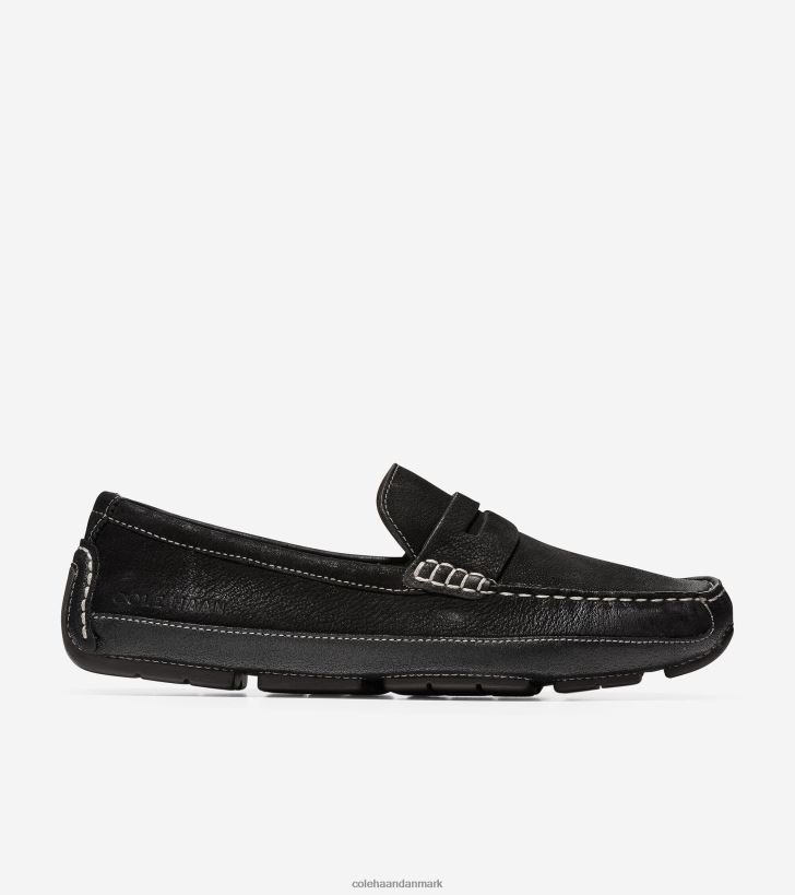 Cole Haan wyatt penny driver sort PPZZ2D416 Mænd fodtøj