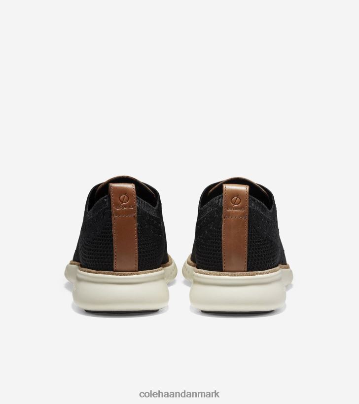 Cole Haan 2.zerogrand vingespids oxford sort stitchlite-elfenben PPZZ2D275 Mænd fodtøj