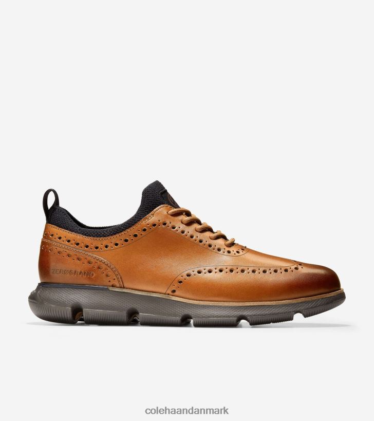 Cole Haan 4.zerogrand vingespids oxford britisk tan-java PPZZ2D371 Mænd fodtøj