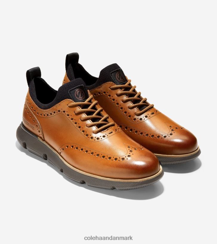 Cole Haan 4.zerogrand vingespids oxford britisk tan-java PPZZ2D371 Mænd fodtøj