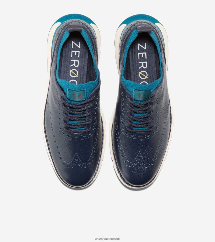Cole Haan 4.zerogrand vingespids oxford marineblå blazer-marokkansk blå PPZZ2D369 Mænd fodtøj