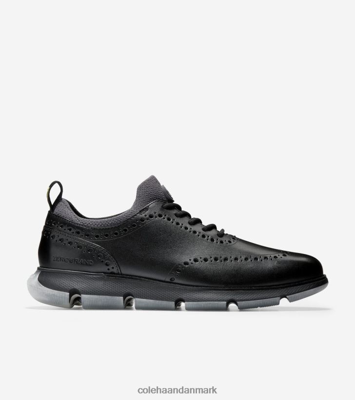 Cole Haan 4.zerogrand vingespids oxford sort PPZZ2D372 Mænd fodtøj