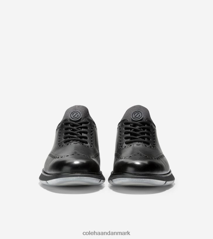 Cole Haan 4.zerogrand vingespids oxford sort PPZZ2D372 Mænd fodtøj