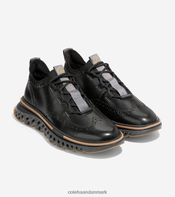 Cole Haan 5.zerogrand vingespids oxford sort-fortov-stormsky PPZZ2D301 Mænd fodtøj