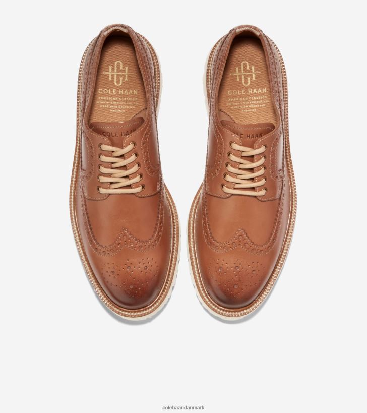 Cole Haan amerikanske klassikere longwing oxford pekan-hejre PPZZ2D387 Mænd fodtøj