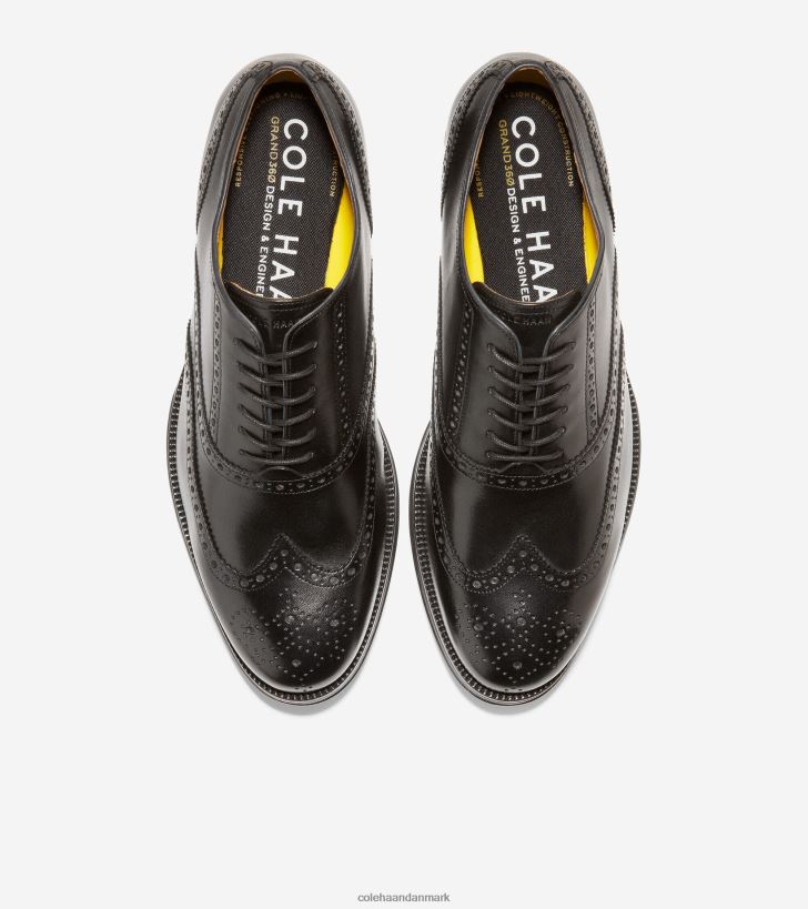 Cole Haan moderne klassikere oxford vingespids sort PPZZ2D430 Mænd fodtøj