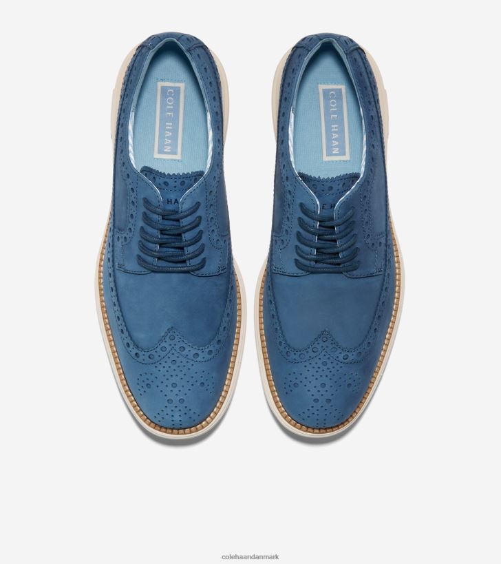 Cole Haan originalgrand remastered longwing oxford fenrik blå-elfenben PPZZ2D324 Mænd fodtøj