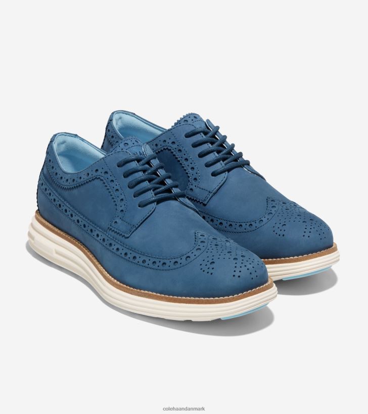 Cole Haan originalgrand remastered longwing oxford fenrik blå-elfenben PPZZ2D324 Mænd fodtøj