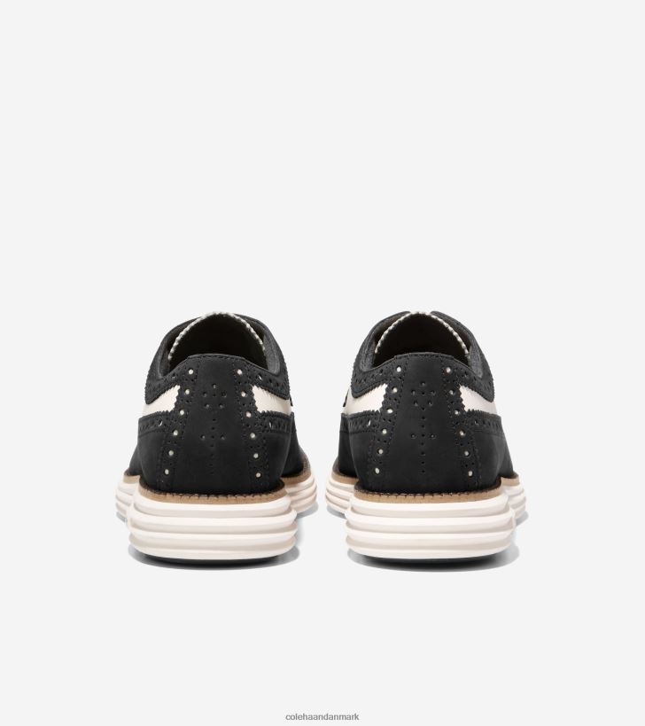 Cole Haan originalgrand remastered longwing oxford sort-elfenben PPZZ2D326 Mænd fodtøj