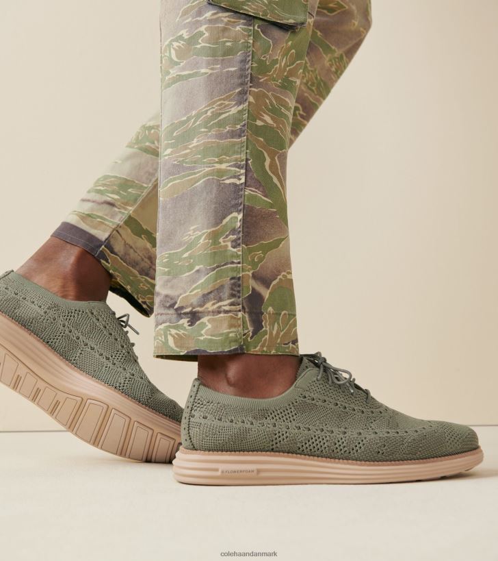 Cole Haan originalgrand remastered longwing oxford tebladsdyb oliven camo stitchlite PPZZ2D443 Mænd fodtøj