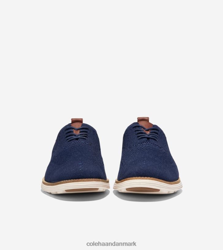 Cole Haan originalgrand vingespids oxford marineblå stitchlite-elfenben PPZZ2D391 Mænd fodtøj