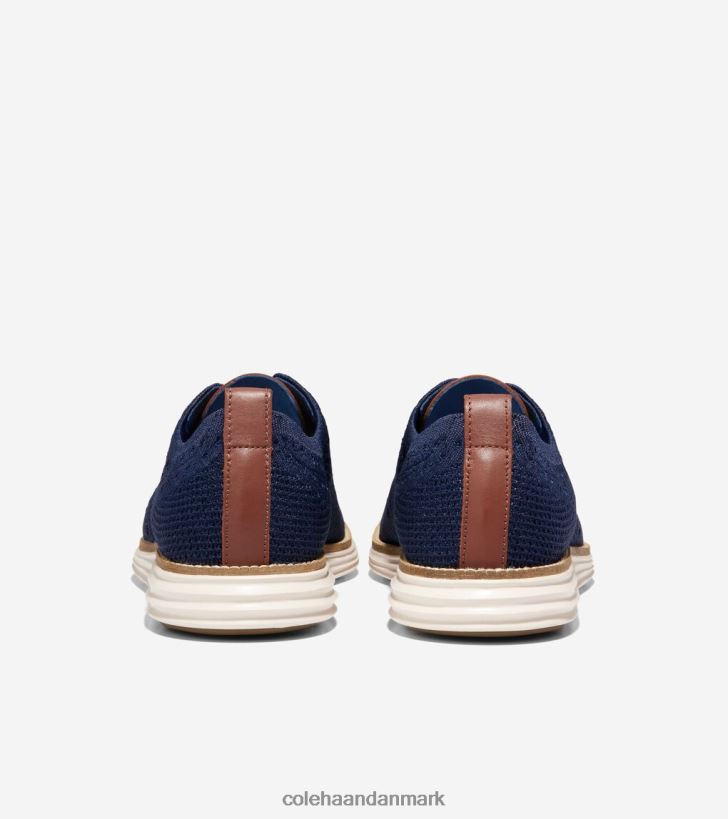Cole Haan originalgrand vingespids oxford marineblå stitchlite-elfenben PPZZ2D391 Mænd fodtøj