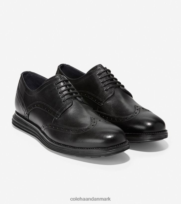 Cole Haan originalgrand vingespids oxford sort PPZZ2D287 Mænd fodtøj