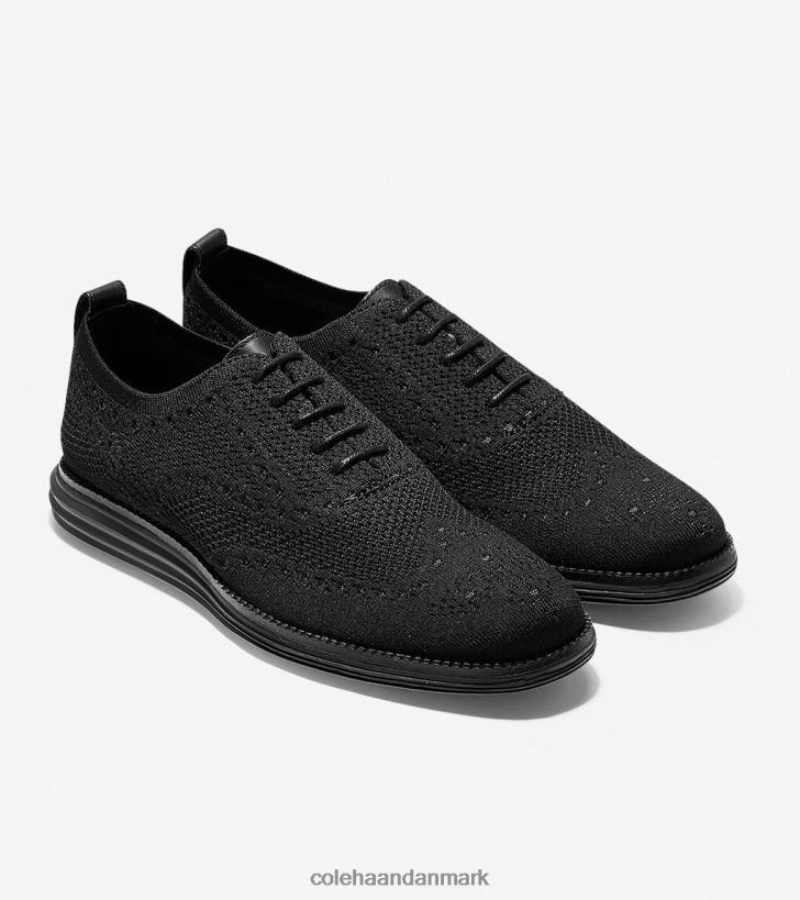 Cole Haan originalgrand vingespids oxford sort stitchlite PPZZ2D393 Mænd fodtøj