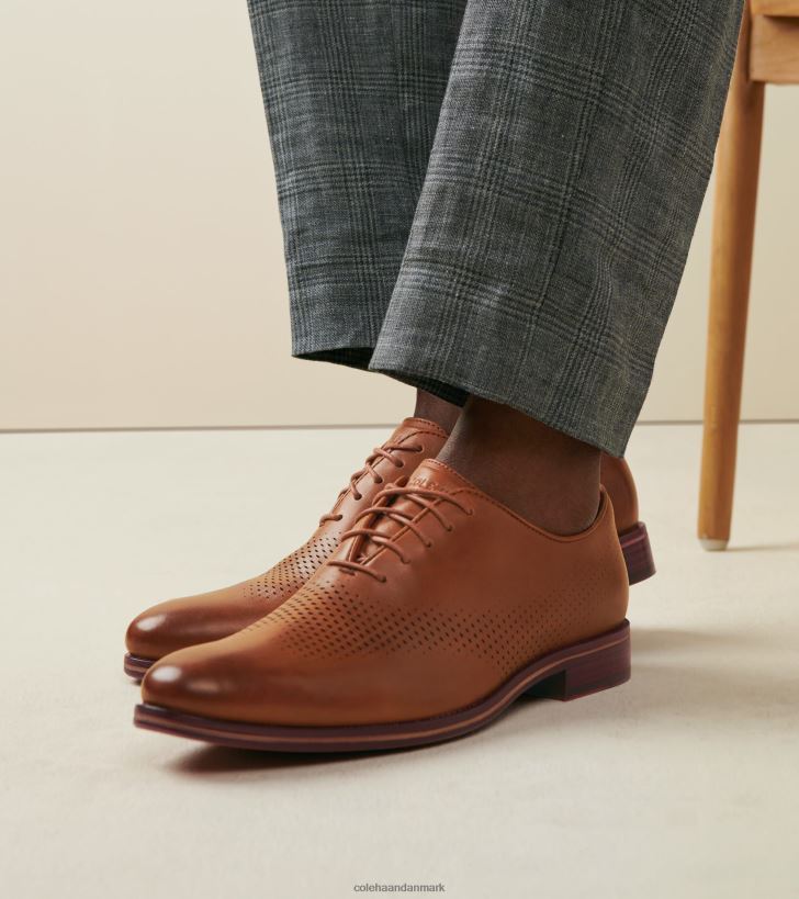 Cole Haan washington grand laser vingespids oxford britisk brunt læder PPZZ2D420 Mænd fodtøj