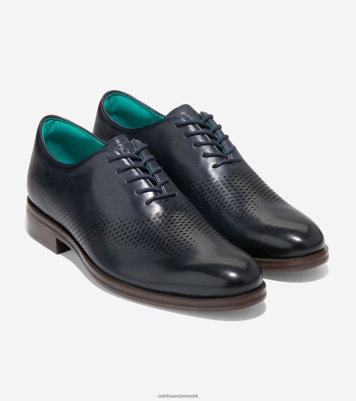 Cole Haan washington grand laser vingespids oxford navy blæk PPZZ2D421 Mænd fodtøj