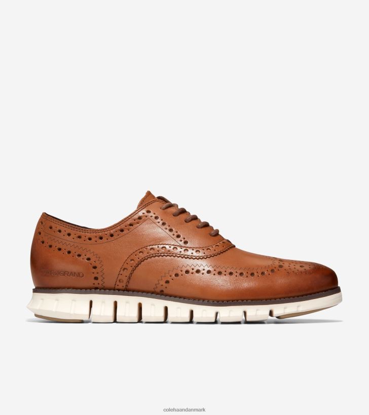 Cole Haan zerogrand vingespids oxford britisk tan PPZZ2D395 Mænd fodtøj