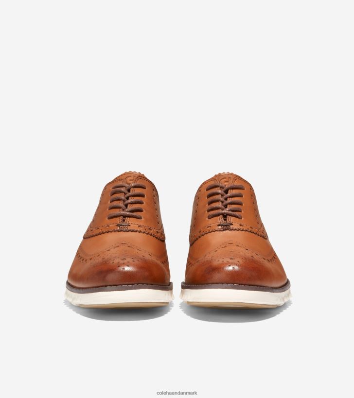 Cole Haan zerogrand vingespids oxford britisk tan PPZZ2D395 Mænd fodtøj