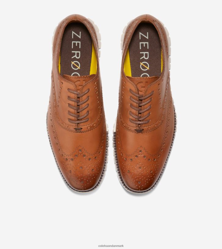 Cole Haan zerogrand vingespids oxford britisk tan PPZZ2D395 Mænd fodtøj