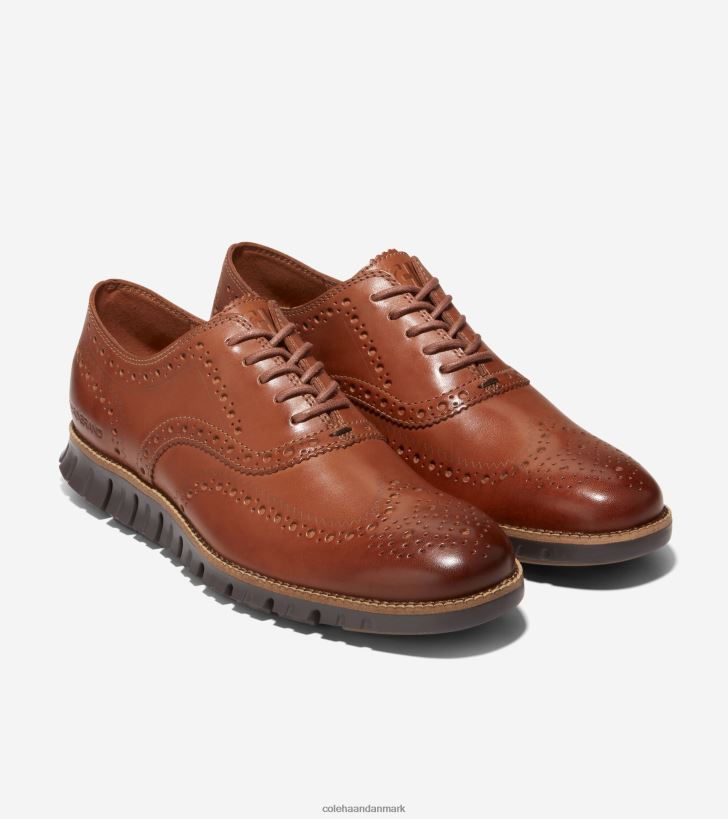 Cole Haan zerogrand vingespids oxford britisk tan-java PPZZ2D397 Mænd fodtøj