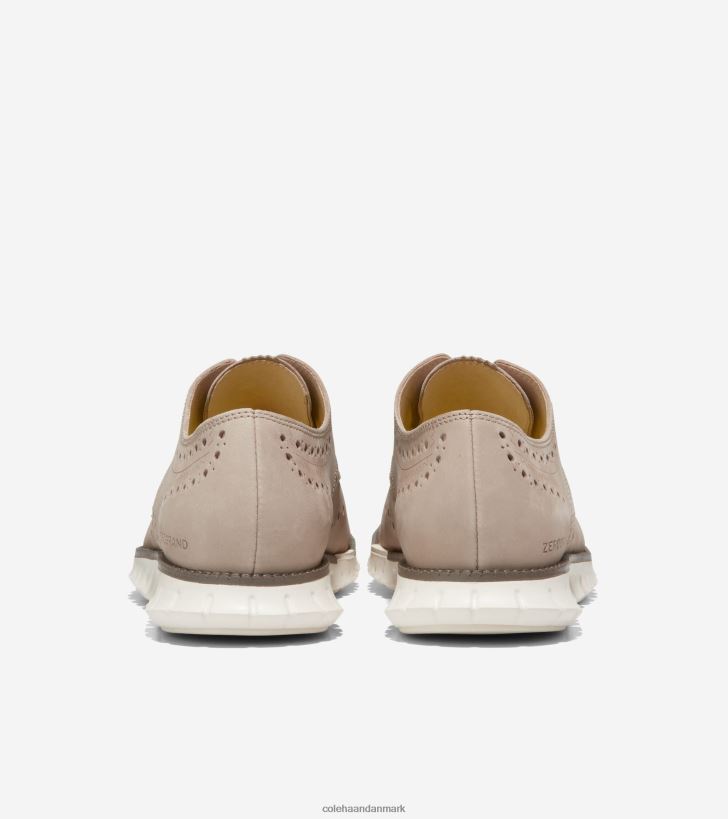 Cole Haan zerogrand vingespids oxford klit nubuck-trøffel-elfenben PPZZ2D394 Mænd fodtøj