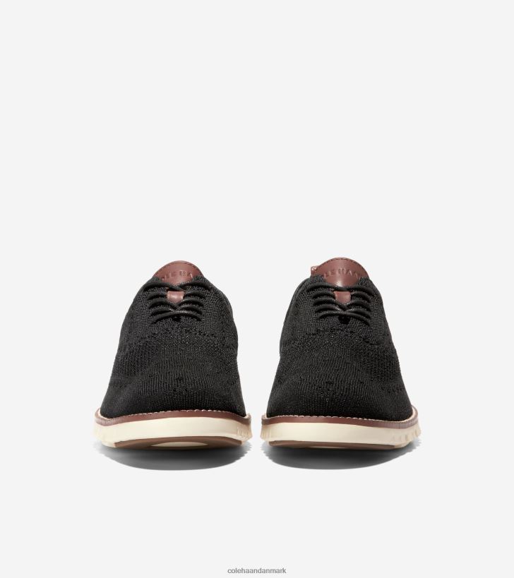 Cole Haan zerogrand vingespids oxford sort stitchlite-elfenben PPZZ2D429 Mænd fodtøj