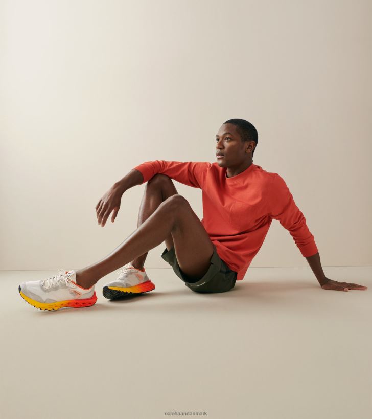 Cole Haan 5.zerogrand embrostitch løbesko birk-elfenben-guld fusion PPZZ2D461 Mænd fodtøj