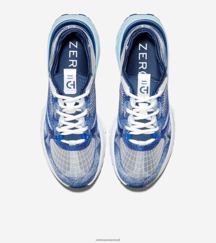 Cole Haan 5.zerogrand embrostitch løbesko lapis blå-guld fusion-optik hvid PPZZ2D459 Mænd fodtøj