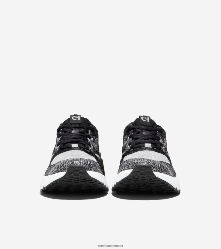 Cole Haan 5.zerogrand embrostitch løbesko sort-grå nålestribe-optik hvid PPZZ2D462 Mænd fodtøj