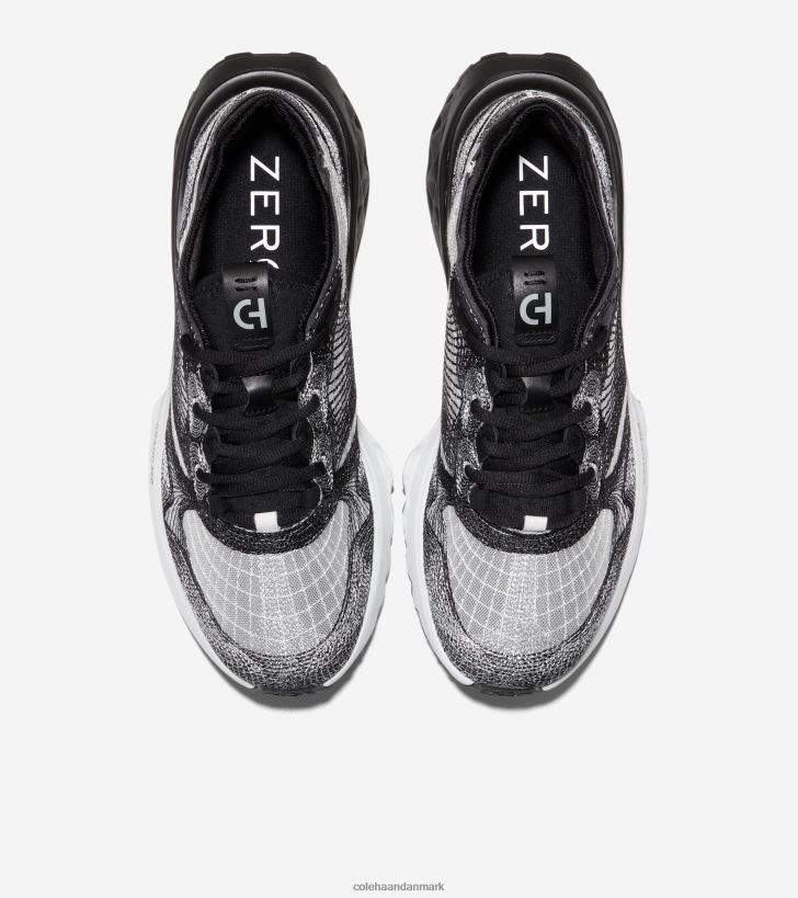 Cole Haan 5.zerogrand embrostitch løbesko sort-grå nålestribe-optik hvid PPZZ2D462 Mænd fodtøj