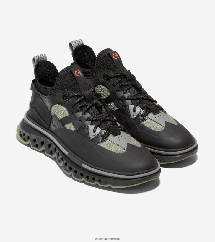 Cole Haan 5.zerogrand wrk sneaker sort-olie grønbrændt okker PPZZ2D436 Mænd fodtøj