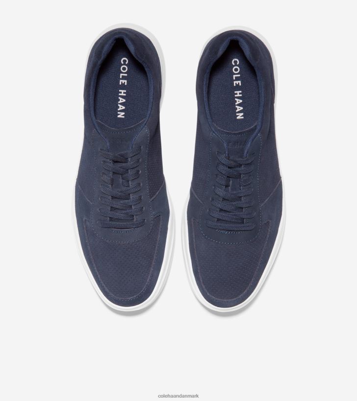 Cole Haan grand crosscourt moderne tennissneaker marineblå blazer-optik hvid PPZZ2D343 Mænd fodtøj