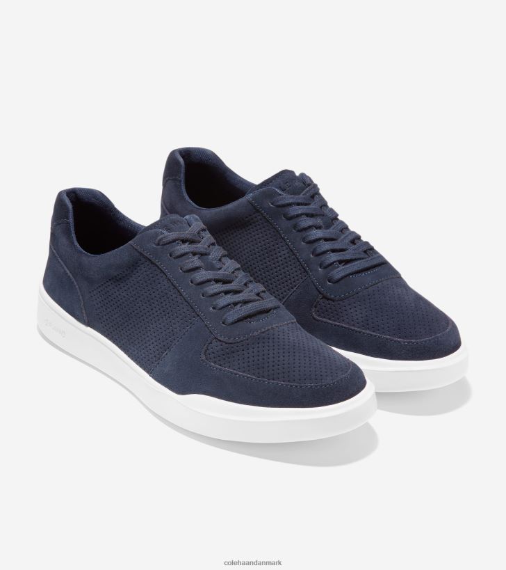 Cole Haan grand crosscourt moderne tennissneaker marineblå blazer-optik hvid PPZZ2D343 Mænd fodtøj