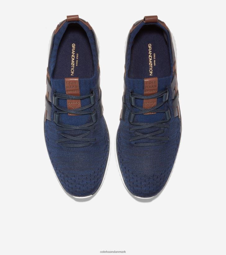 Cole Haan grandmotion vævet sneaker marineblå blæk-pæon stitchlite PPZZ2D418 Mænd fodtøj