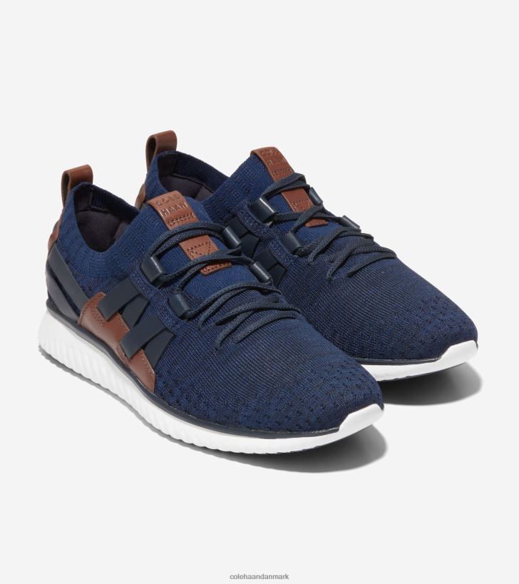 Cole Haan grandmotion vævet sneaker marineblå blæk-pæon stitchlite PPZZ2D418 Mænd fodtøj