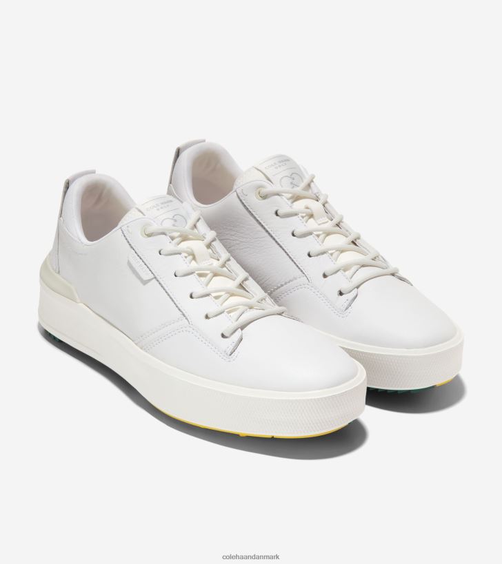 Cole Haan grandpro crew golfsko hvidt læder-aventurin PPZZ2D405 Mænd fodtøj