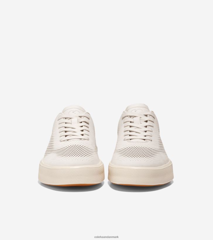 Cole Haan grandpro crew laser sneaker sølv birk-elfenben-gummi PPZZ2D481 Mænd fodtøj